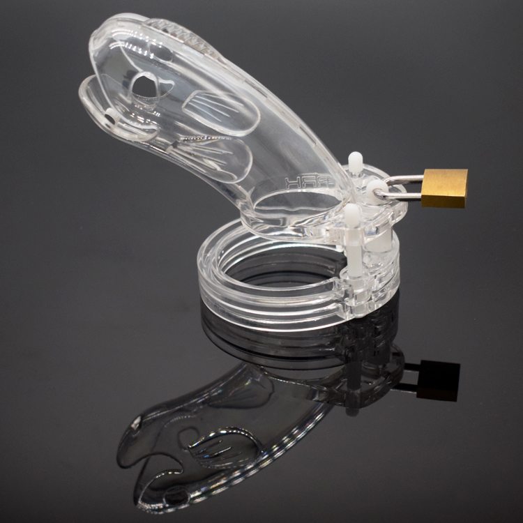 Whale head chastity cage
Total high: 130mm
Cage high: 116m... FAAK - Long Whale Chastity Cage - Clear photo-3