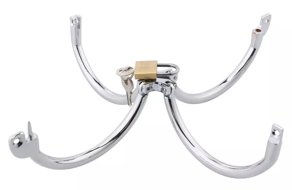 MT - Metal Round Handcuffs - Silver photo-4