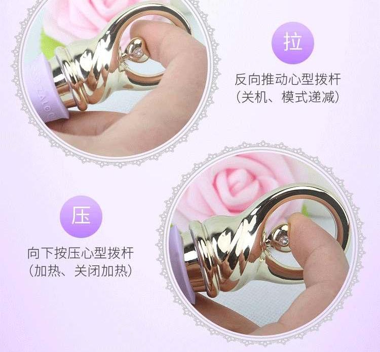 革命性的推拉操控 施华洛世奇水晶
革命性的心型魔法按键使用推拉的方式来操控简单而富有乐趣柔美外观,配以施华洛世奇水晶的... Zalo - Confidence 可加熱高潮棒 - 童話粉紅色 照片-11