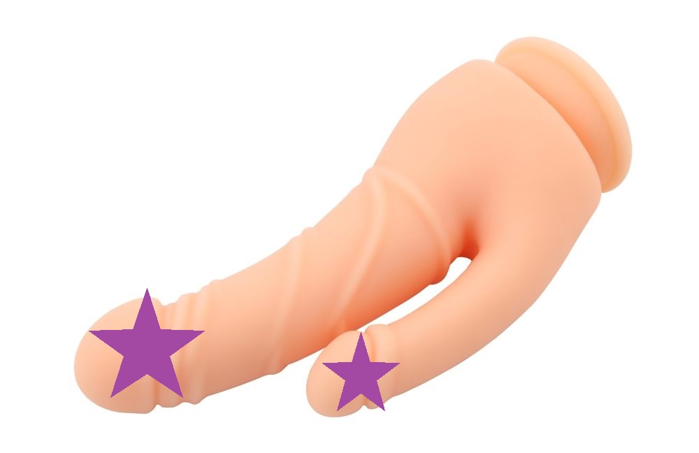 Chisa - Stripper 8.5" 雙頭假陽具 - 肉色 照片-2