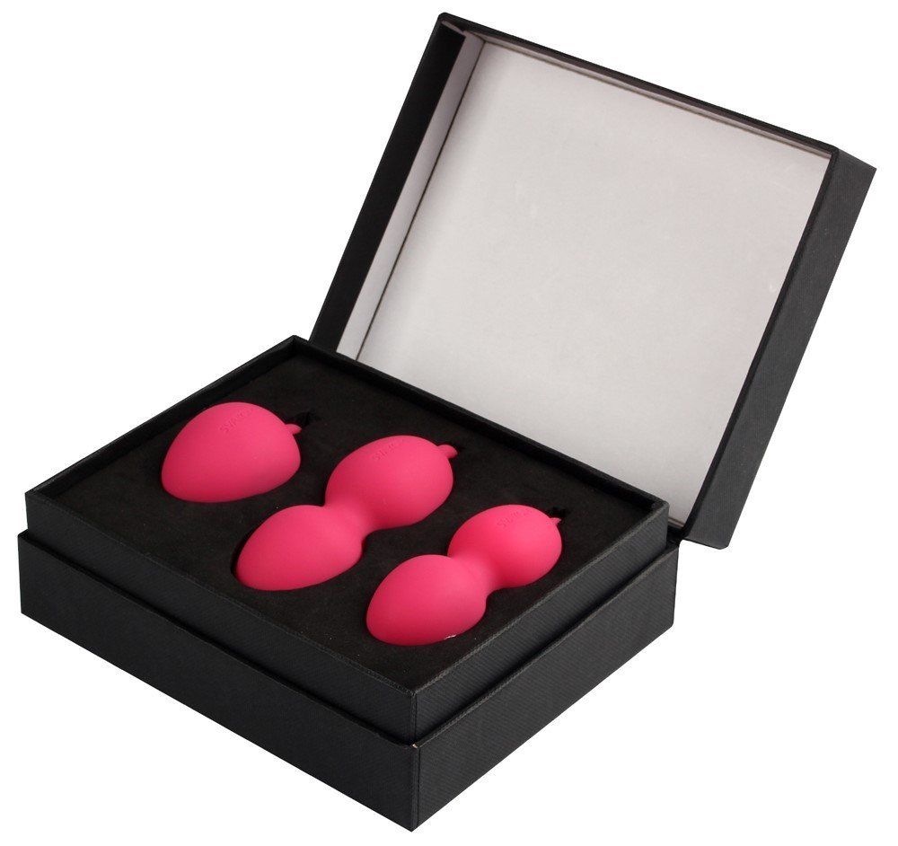 Nova kegel balls are an expertly designed set of three diffe... SVAKOM - Nova Kegel Balls - Plum Red photo-12