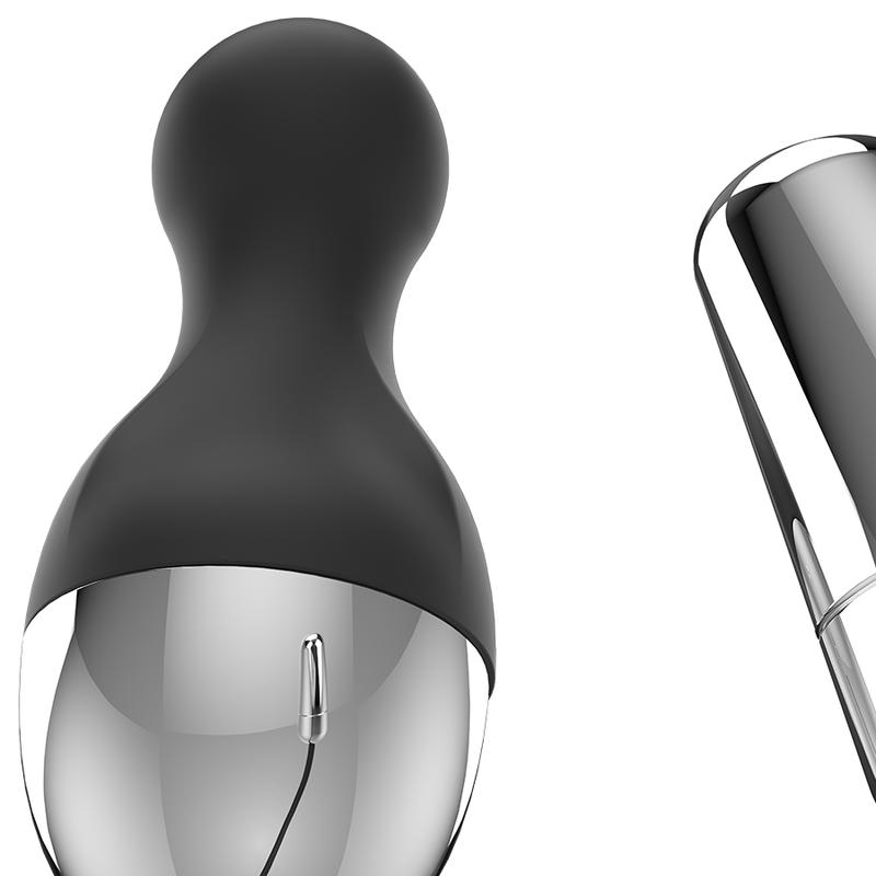 Innovative vibration system with an elegant design inspired ... Brilly Glam - Ian Vibro Balls - Black photo-7