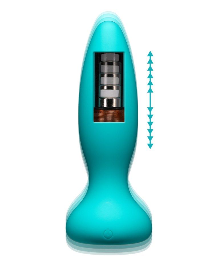 Doc Johnson - Thrust Adventurous Plug - Aqua photo-2