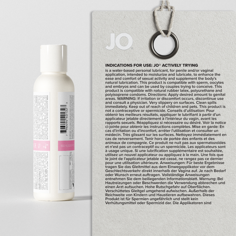 JO - Actively Trying Water-Based Lubricant - 120ml photo-6