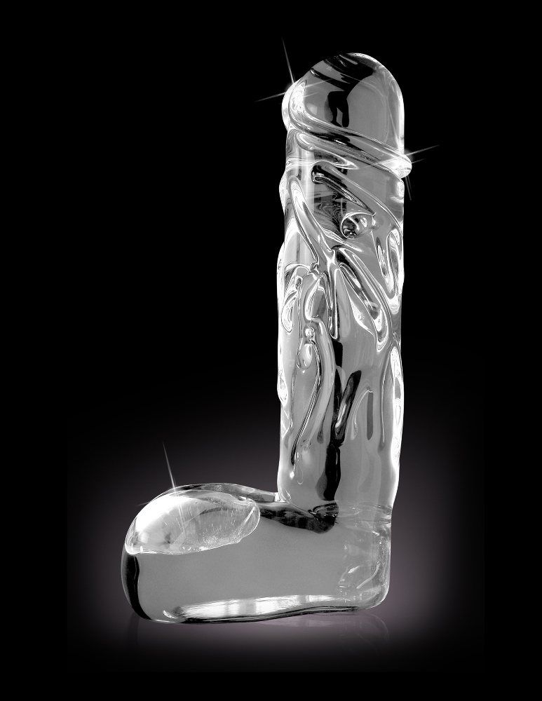 Elegant, upscale, and hand-crafted with amazing attention to... Icicles - Dildo Massager No.40 - Clear photo-3