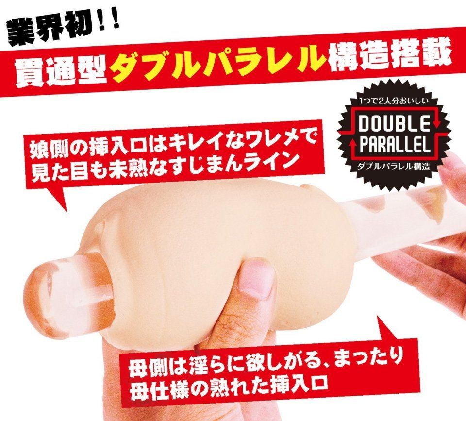 A double parallel structure that carries on both the pleasan... Enjoy Toys - Doubles Loose Mom and Tight Doughter Masturbator photo-3
