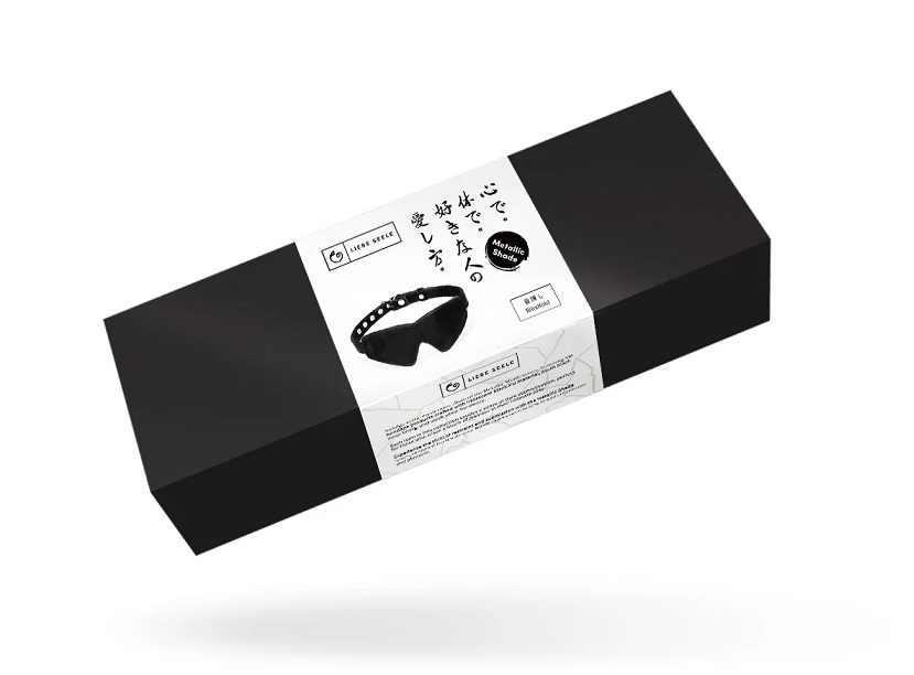 Liebe Seele - Metallic Shade Blindfold - Black photo-5