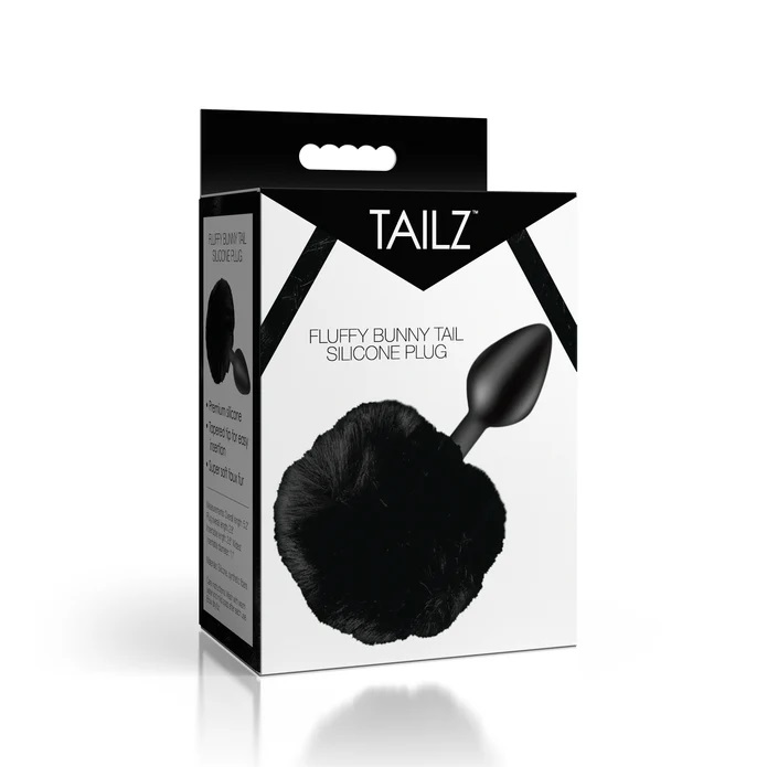Tailz - 蓬松兔尾巴后庭塞 - 黑色 照片-5