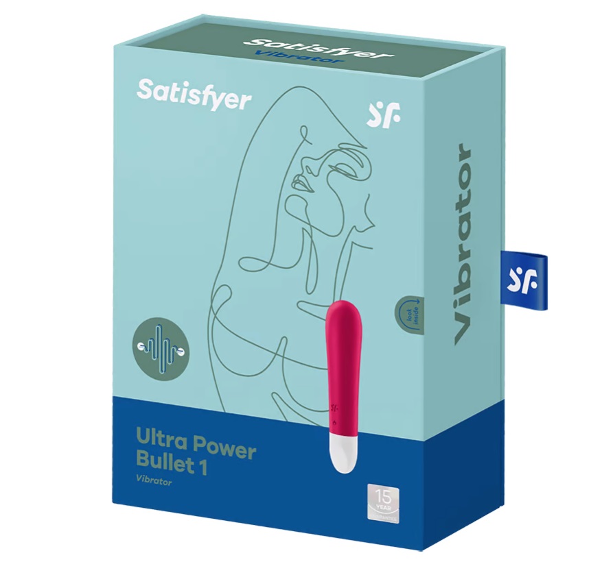 Satisfyer 震動子彈 1 以其圓形、寬表面的尖端和特別強大的振動滿足您和您的熱點。 該振動器還擁有直覺的控制裝置... Satisfyer - Ultra Power 震動子彈 1 - 紅色 照片-9