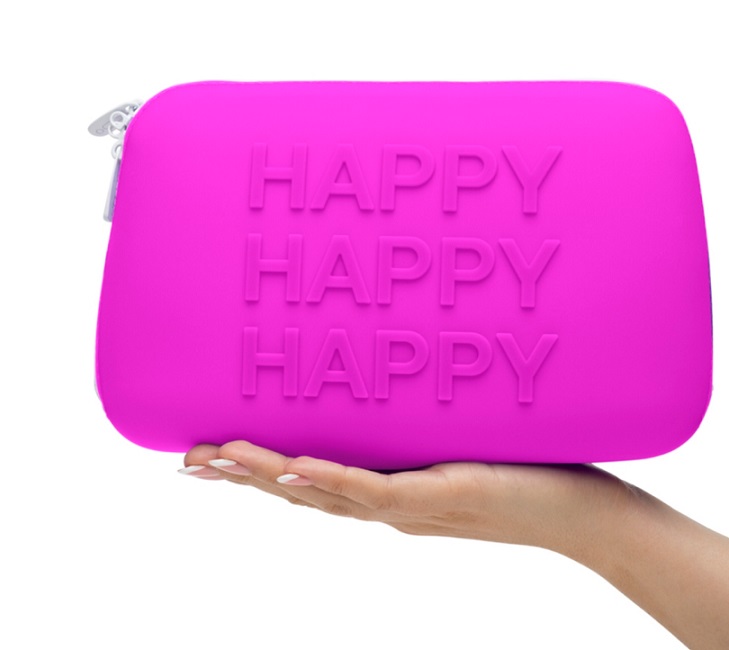 Happy Rabbit - Happy Storage Zip Bag L - Purple photo-2