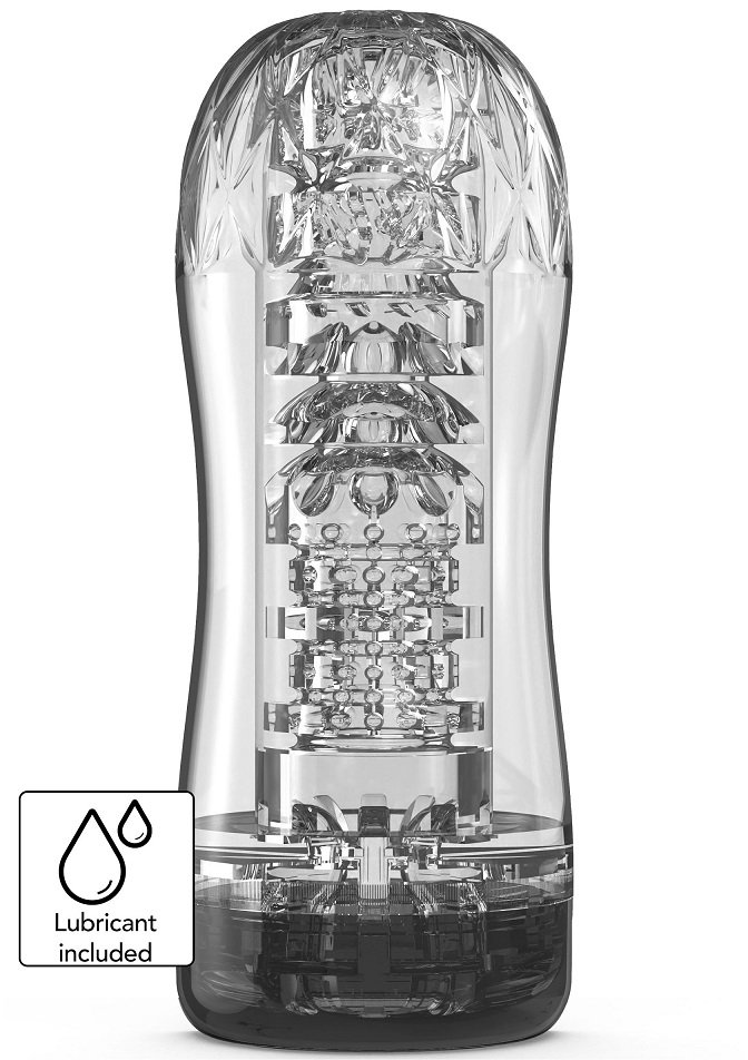 Unleash your inner hero and indulge in self-pleasure with th... ToyJoy - Hero Blast Vacuum Stroker - Clear photo-5