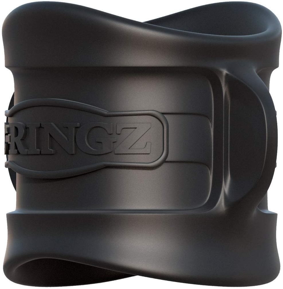 When you’re looking for the ultimate tug on your testicles, ... Pipedream - Silicone Ball Stretcher - Black photo-5