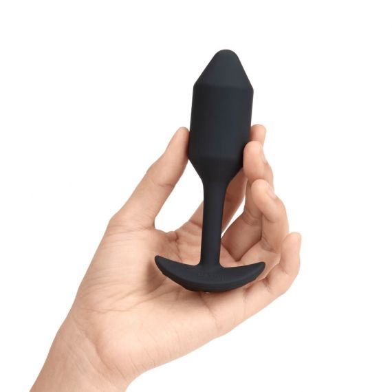 Combine the feeling of fullness and vibrations to experience... B-Vibe - Vibrating Snug Plug 2 - Black photo-2