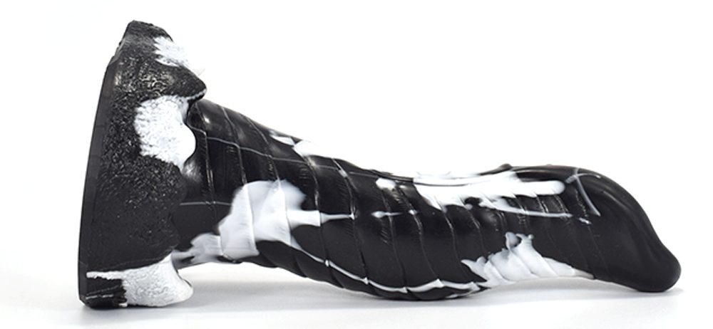 Unusual anal dildo, softness, skin-friendly and flexible
Ma... FAAK - Alien Curved Dildo - Black/White photo-4