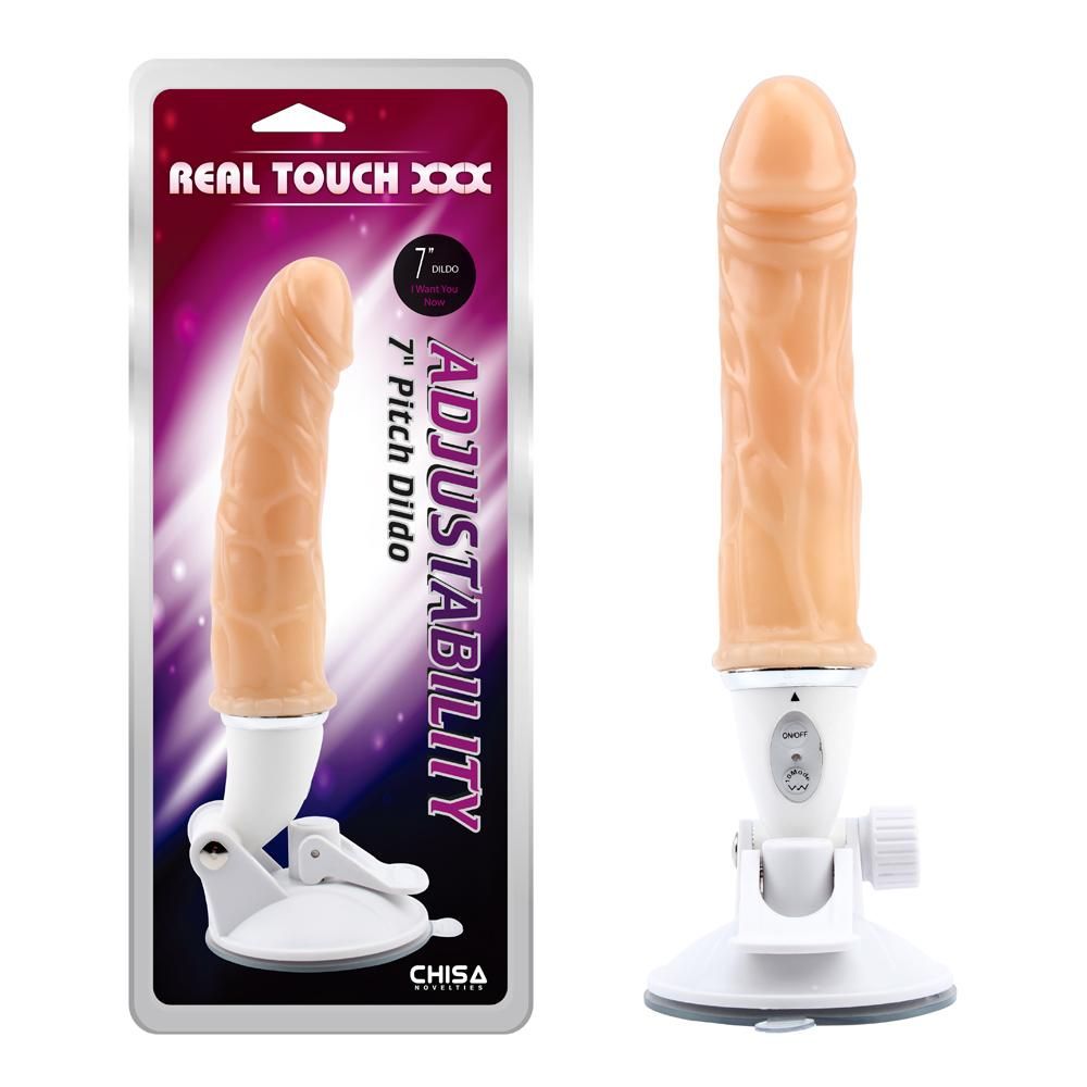 Material:T-Skin+ABS
Product Size:24cm.¢3.4cm
Product Wei... Chisa - Adjustability Pitch Dildo 7″ - Flesh photo-7