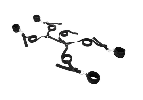 Sportsheets - Under the Bed Restraint System - Black photo-6