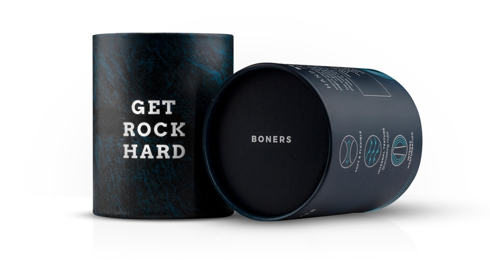 Pleasure yourself or your partner with this handjob stroker ... Boners - Handjob Stroker - Grey photo-3