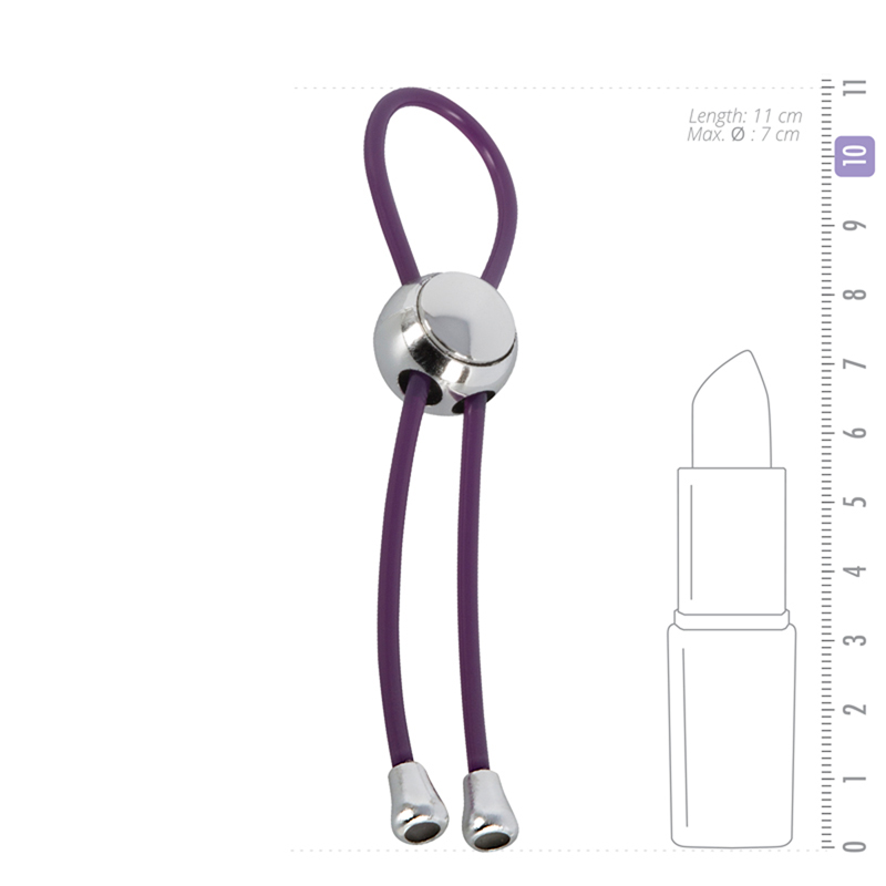 The Penis Loop from You2Toys is an adjustable cockring. This... You2Toys - Penis Loop - Purple photo-3