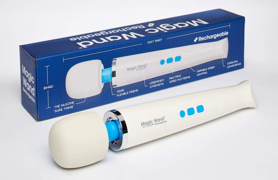 The Magic Wand Rechargeable pleases with the same, strong, p... Magic Wand - Rechargeable Massager - White photo-5