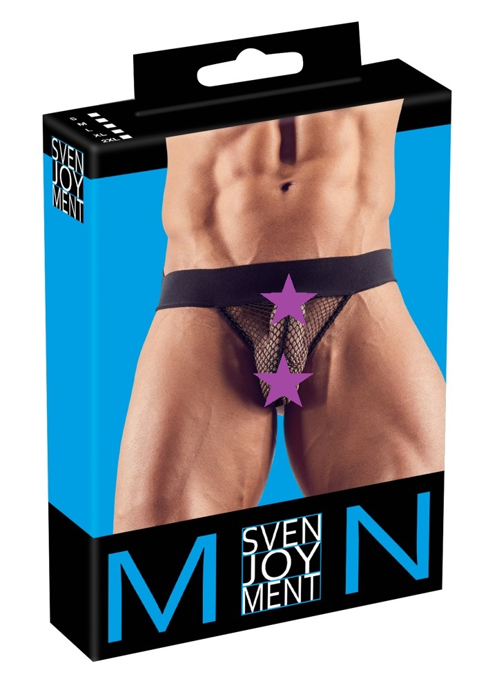 Very revealing!
The best asset is shown off when this jockst... Svenjoyment - Net Jockstrap - Black - M photo-6
