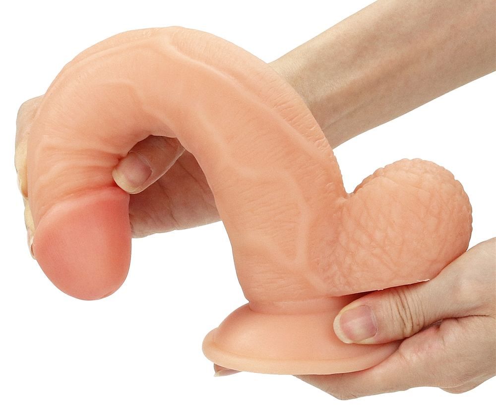 Built to deliver the most lifelike satisfaction, the Soft st... Lovetoy - Easy Strapon Set w Balls 8.5'' - Flesh photo-3