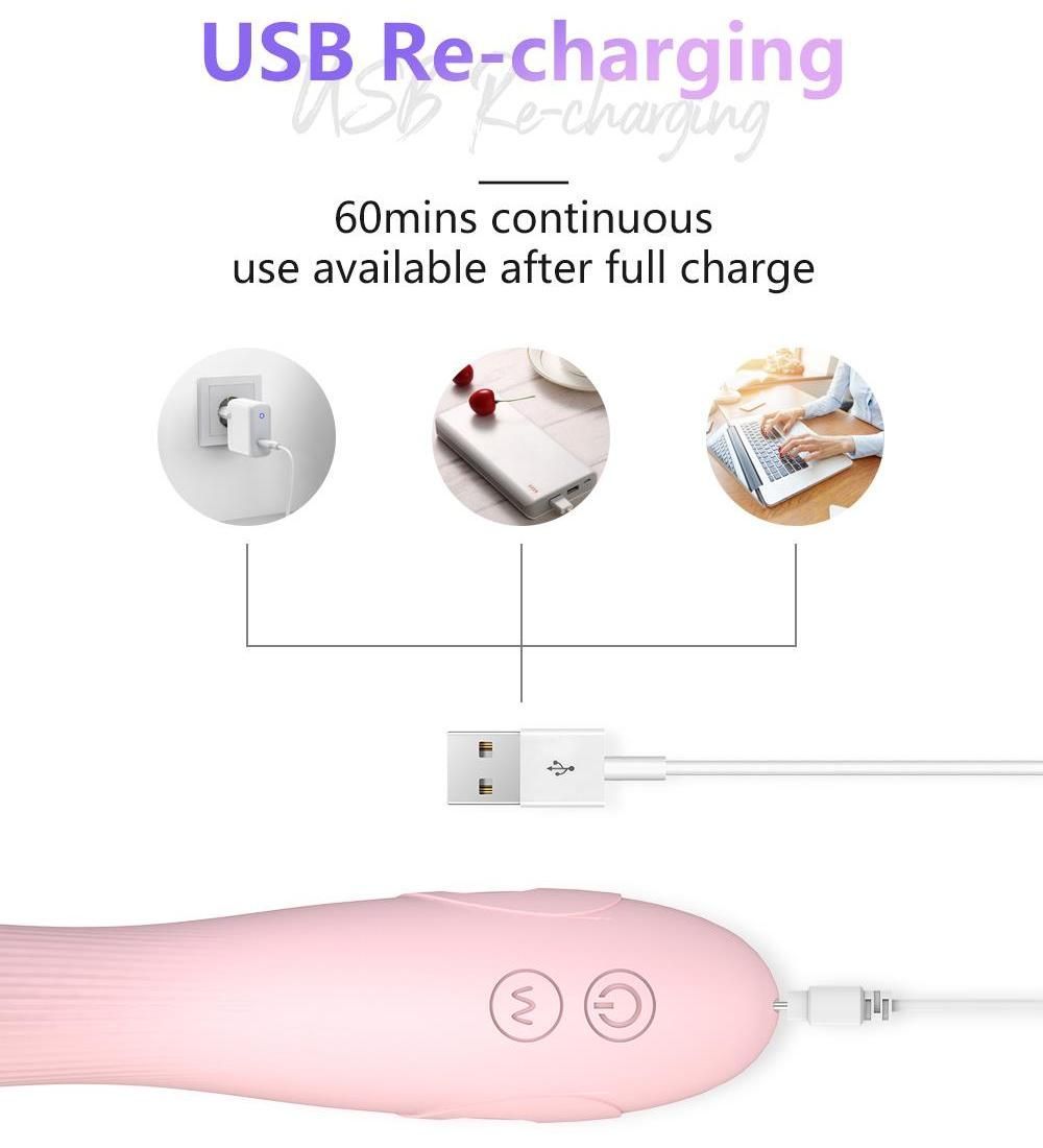 Surrender to the supreme sensations of vibrators, a heavenly... Drywell - Bending Vibrator - Pink photo-13