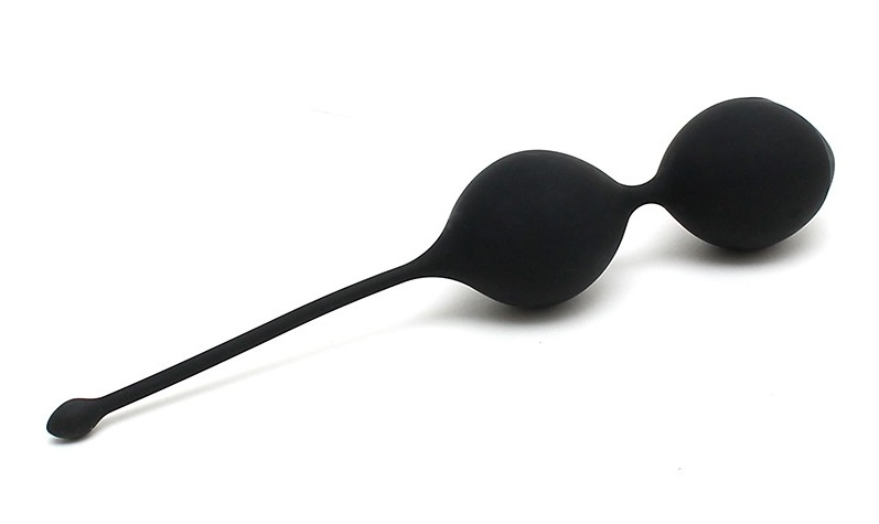 These bigger shaped kegel balls help you to train your pelvi... Rimba - Amsterdam Kegel Balls 35mm - Black photo-3