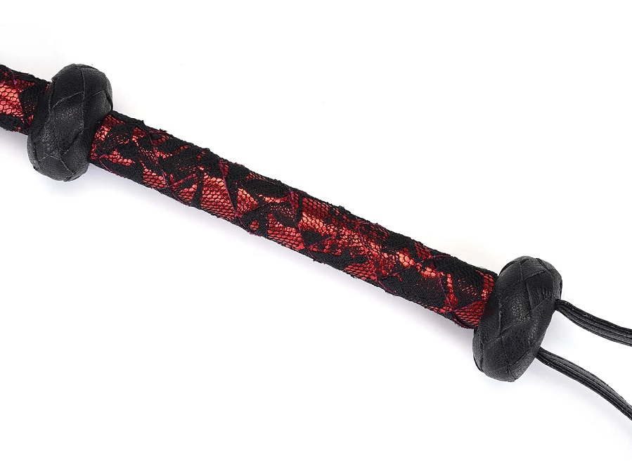 Vegan-friendly. Hand-braided by experienced craftsmen.
A f... Liebe Seele - Victorian Garden Lace Whip - Red photo-4