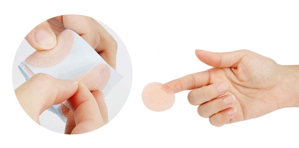 Skin-breathing double structure cover for sensitive nipples ... Red Container - Chichi Shield Nipple Cover 100's Pack photo-2