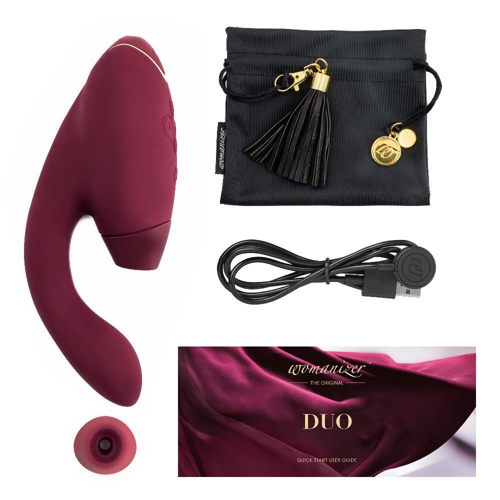 The perfect combination of powerful clitoral and G-spot stim... Womanizer - DUO - Clitoral & G-spot Stimulator - Bordeaux photo-18