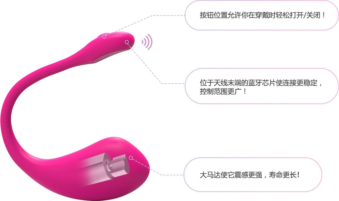 Lovense - Lush 2 - Egg Vibrator - App Controlled