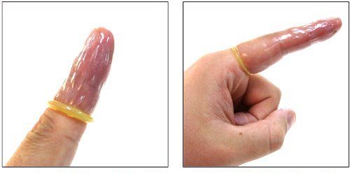 Finger Polyurethan Lubricant Condoms
Thickness 60 microns / ... Love Cloud - Finger Condom 0.06mm 6's Pack photo-4