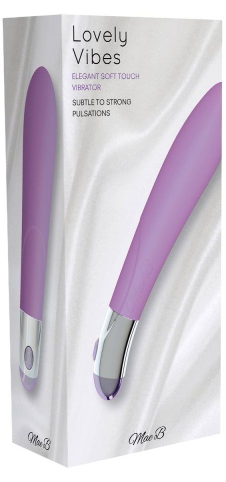 The straight and elongated body of the Elegant Soft Touch vi... Mae B - Elegant Vibe - Purple photo-4