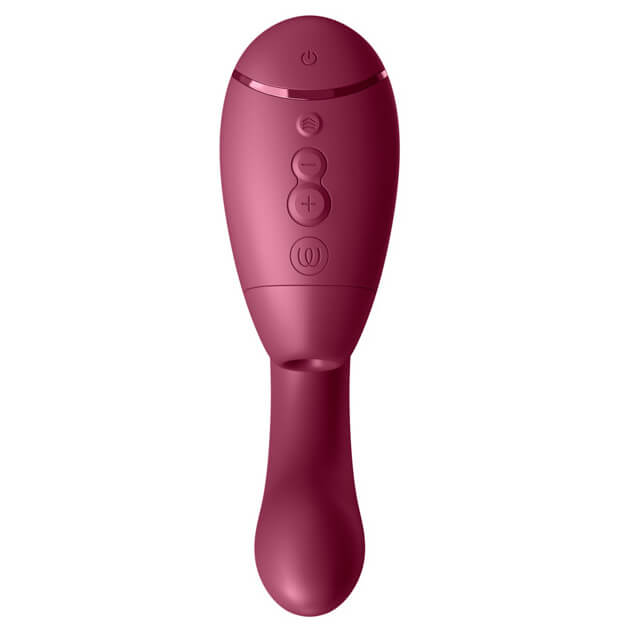 Designed to combine Womanizer’s 3D Pleasure Air suction ... Womanizer - Next Duo 3D Pleasure Air G-Spot Vibrator - Dusky Pink photo-13