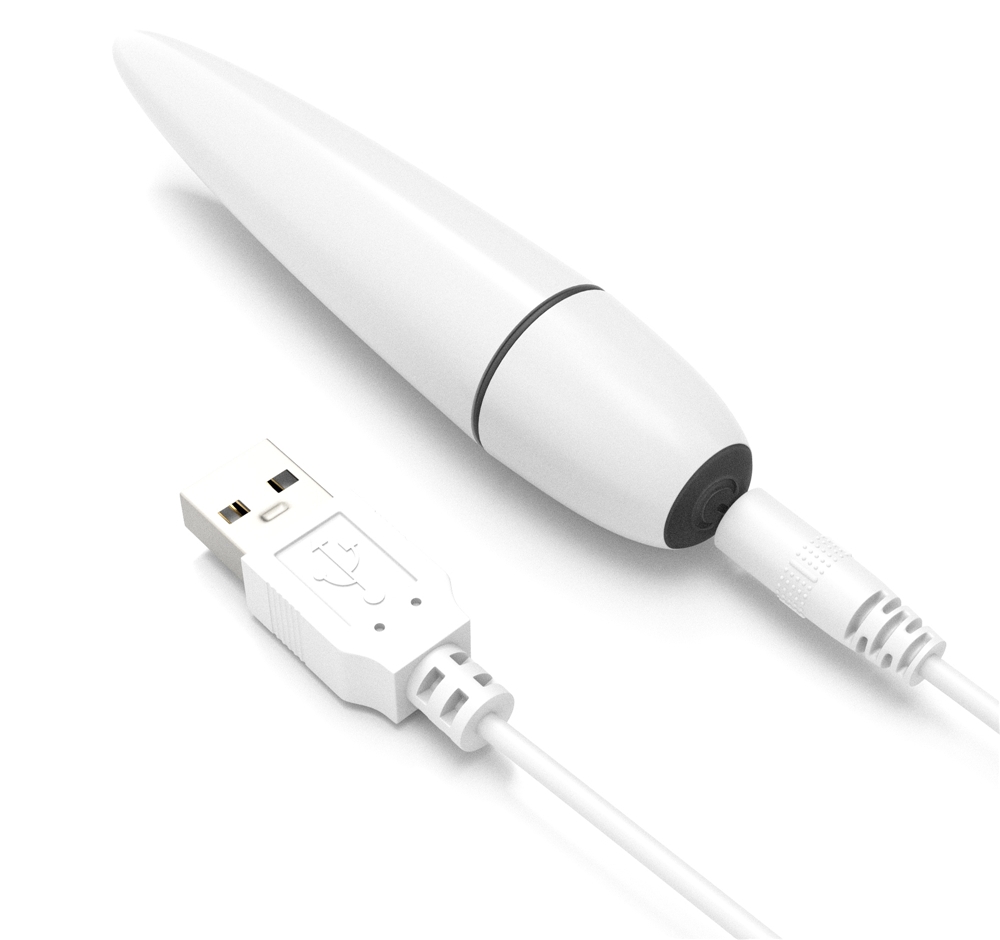 Rechargeable IJOY Power Play is sized to stay at your side b... Lovetoy - IJOY Power Play Vibe - White photo-8