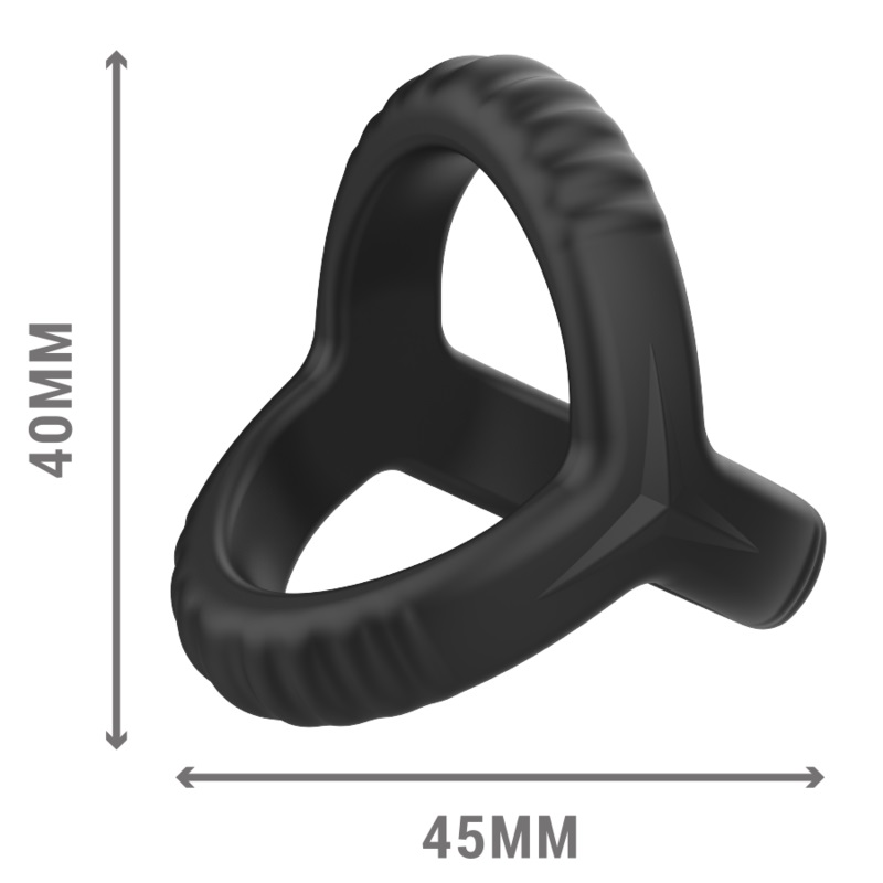 The CARSON from the INTENSE brand is a double ring designed ... Intense - Carson Double Ring - Black photo-4