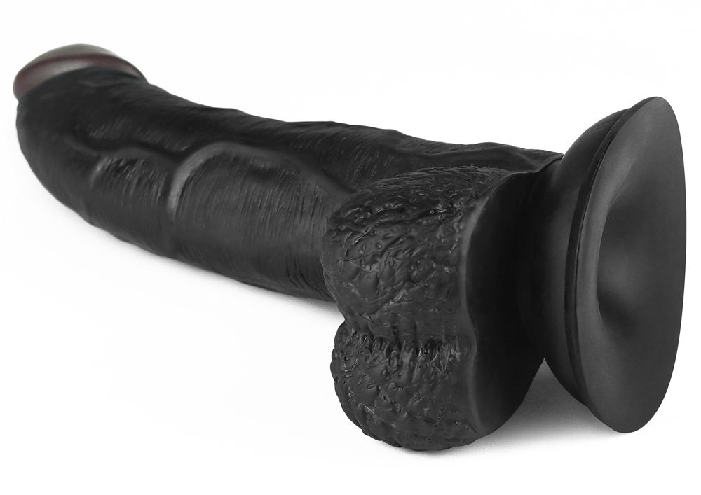 Built to deliver the most lifelike satisfaction, the Soft st... Lovetoy - Easy Strapon Set w Balls 8.5'' - Black photo-12