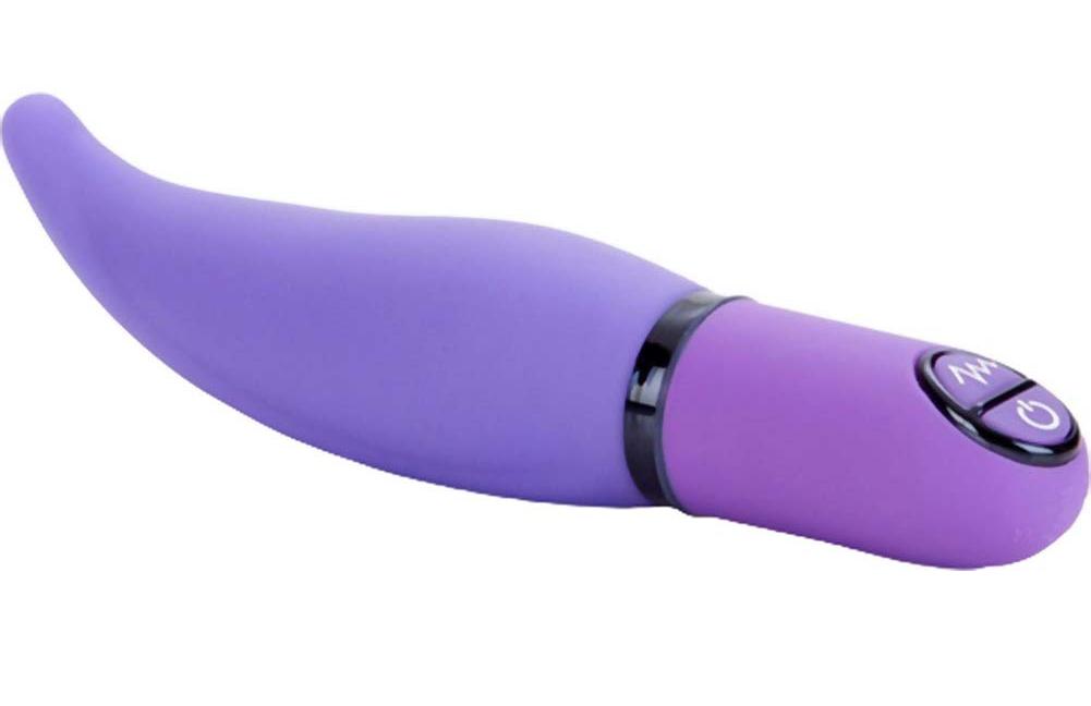 Tantric 10-Function Namaste Silicone G-Spot Vibrator thrills... CEN - Tantric Namaste G-spot Massager - Purple photo-3