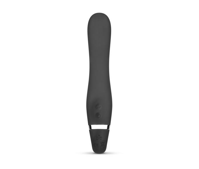 The Avery Strapless Strap-On dildo is enjoyable for both par... No-Parts - Avery Strapless Vibro Dildo 22cm - Black photo-7