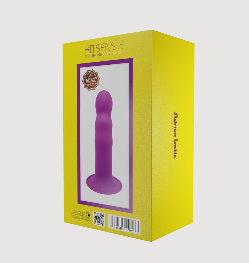 Premium dildo made of super soft Silicone with SILEXPAN dual... Adrien Lastic - 7'' Silicone Dildo - Purple photo-7