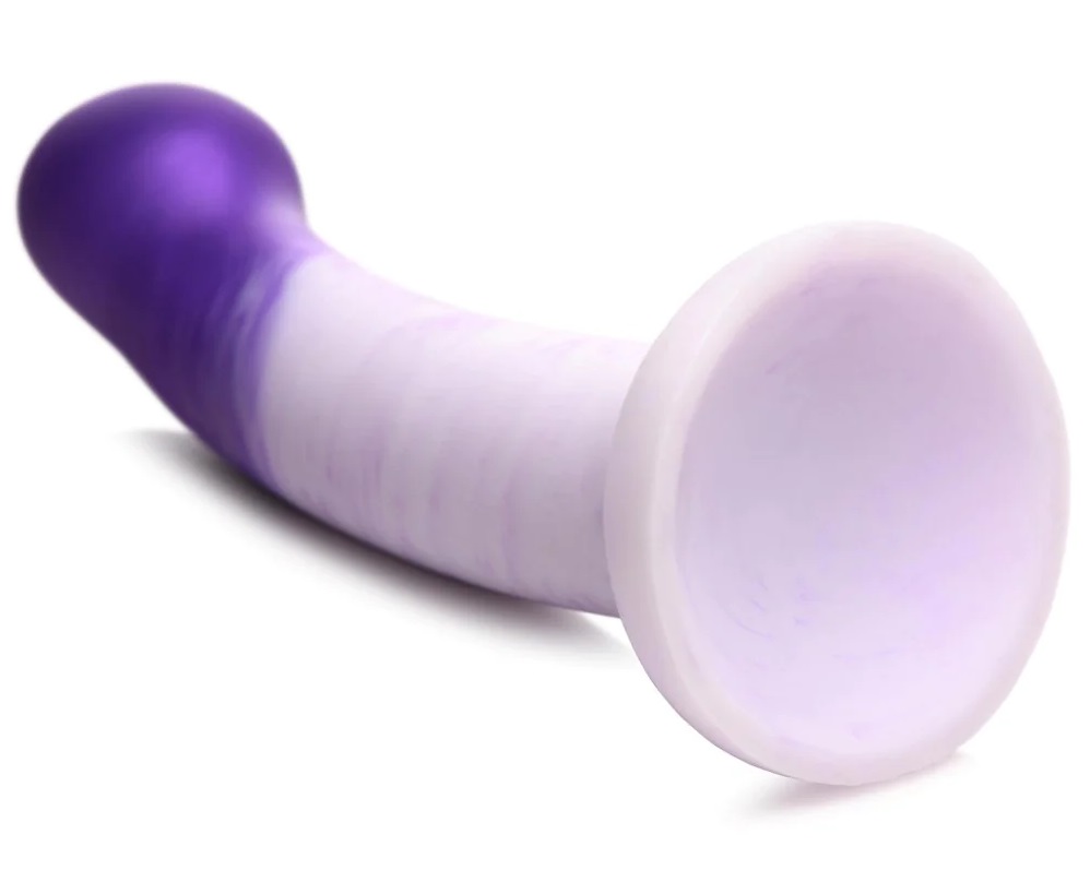 These sweet swirls of purple color dancing with the white ar... Strap U - G-Swirl Dildo - Purple photo-5