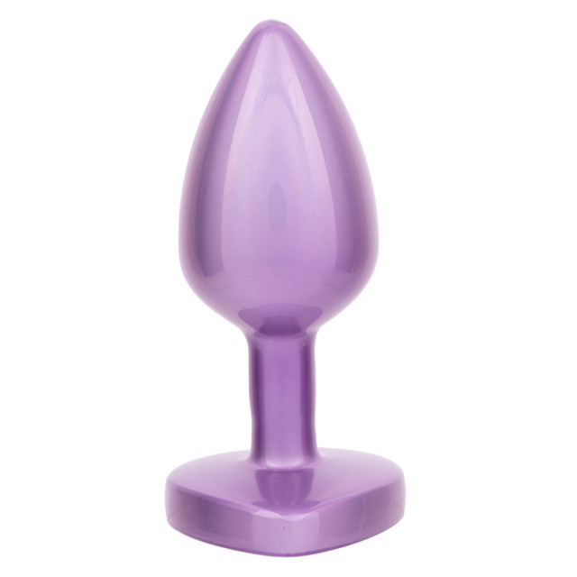 Add a touch of sparkle to your intimate play with the Jewel ... CEN - Jewel Heart Plug S - Amethyst photo-3