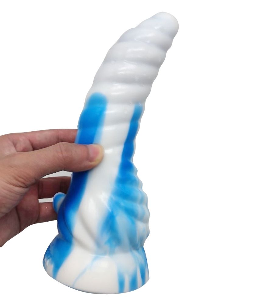 Curve anal dildo
Material :Silicone
L: 19.5 cm / 7.67 in
... FAAK - Curve Anal Dildo - White/Blue photo-5