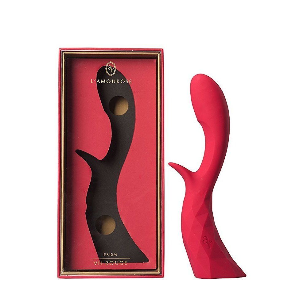 Lamourose Prism VII features intense dual vibrations in a go... Lamourose - Prism VII - Rouge photo-7