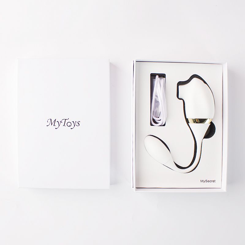 MyToys - MySecret Egg Vibration w/Suction - White photo-5