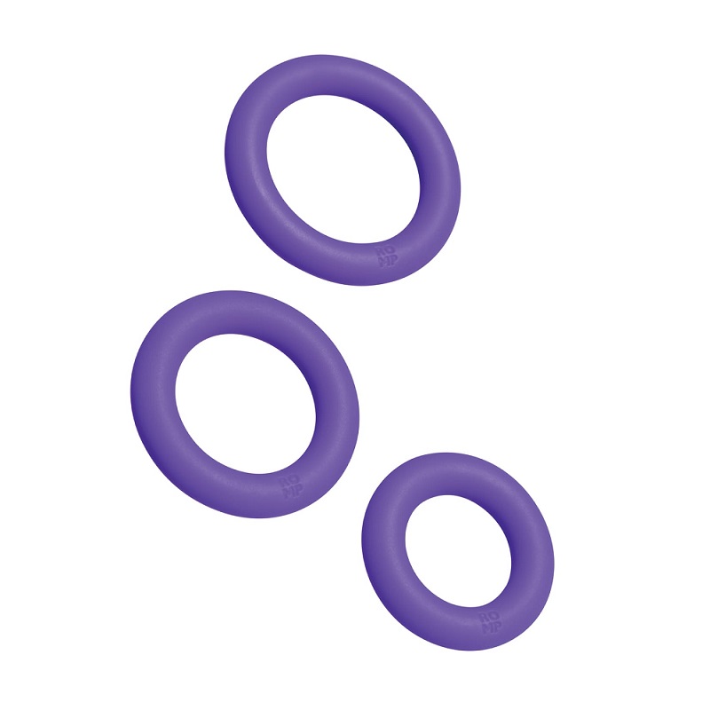 Romp - Remix Trio Ring Set - Purple