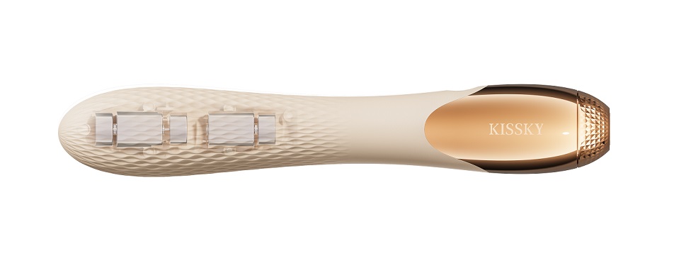 Kissky - Velvet Desire Pulsating Vibrator - Nude photo-19