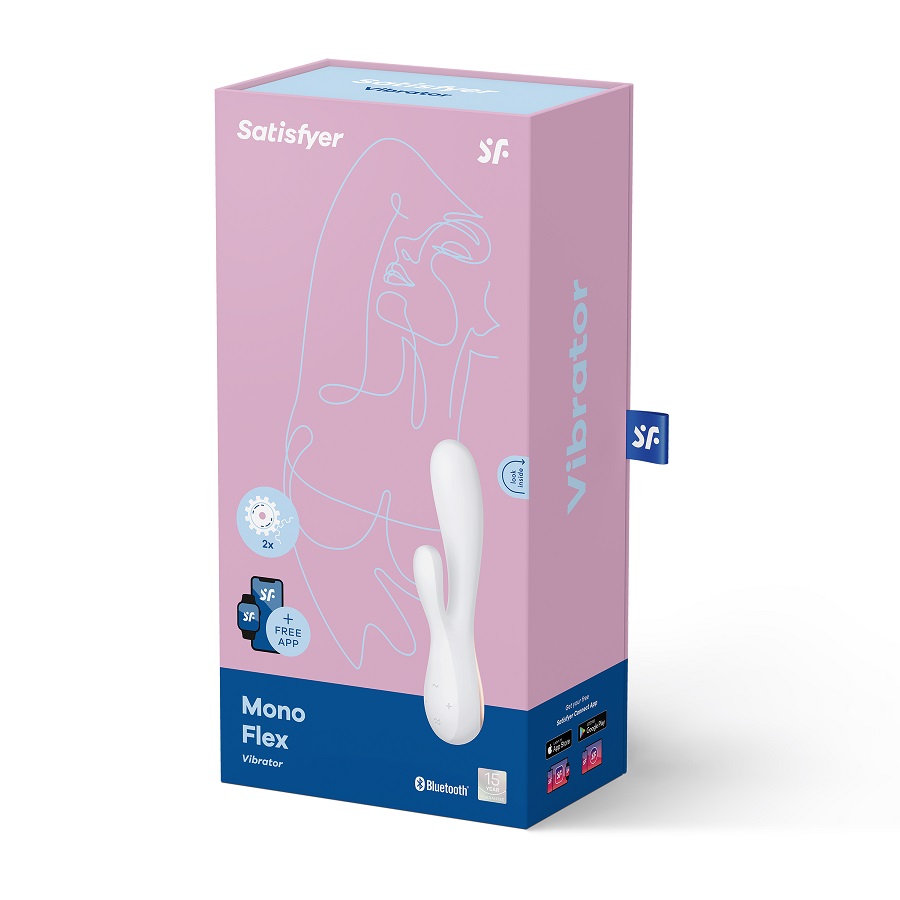Satisfyer - Mono Flex Rabbit Vibrator - White photo-6