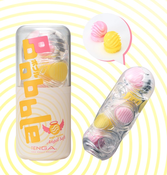 The newly inspired gorogel bounces, rolls, and bump together... Tenga - Bobble Crazy Cubes - Angel Soft photo-5