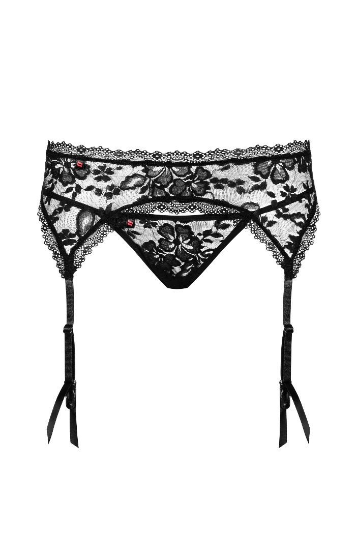 With this garter belt you can take your lover to the paradis... Obsessive - Catia Garter Belt - Black - S/M photo-8